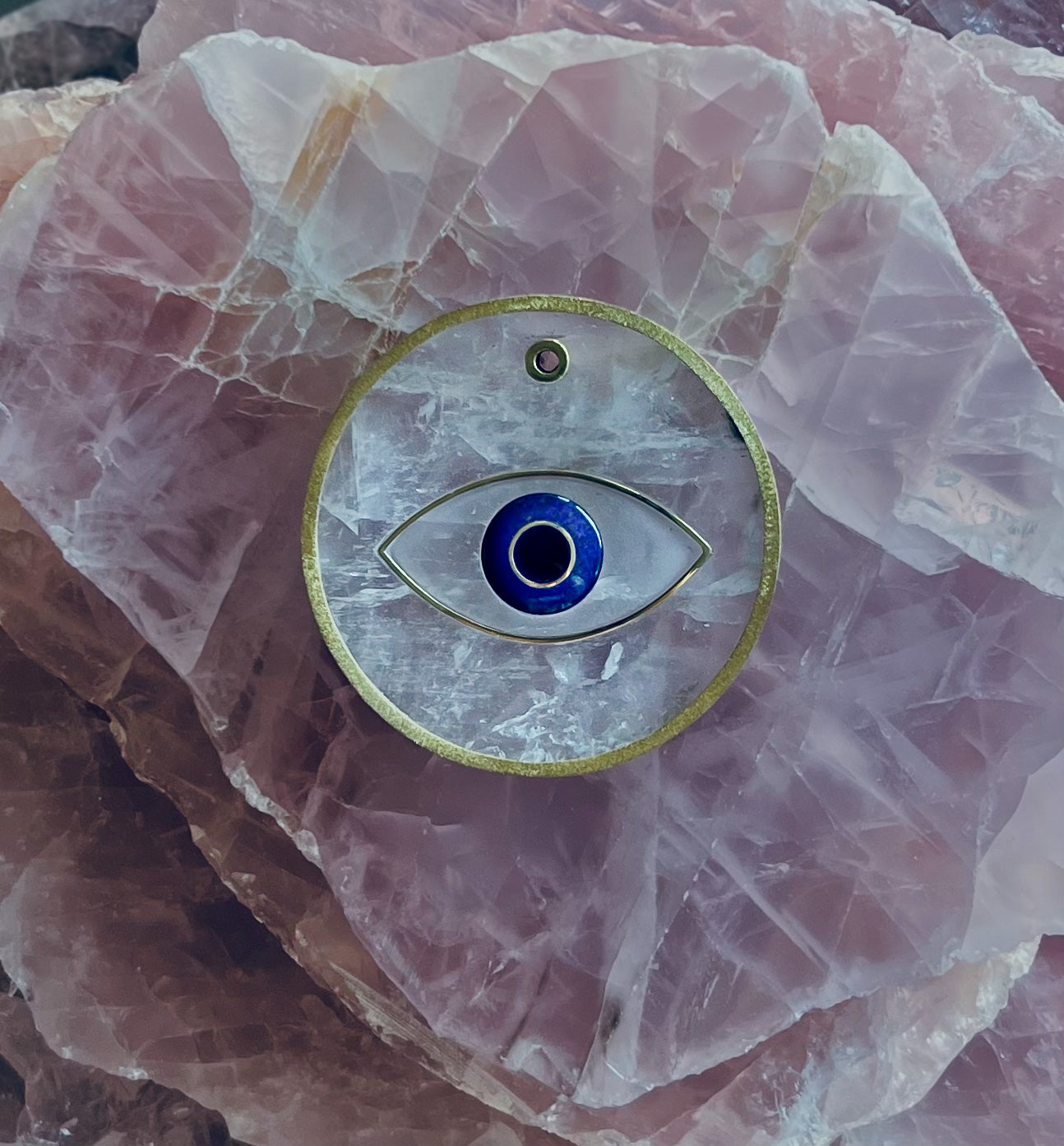 Crystal Evil Eye Amulet