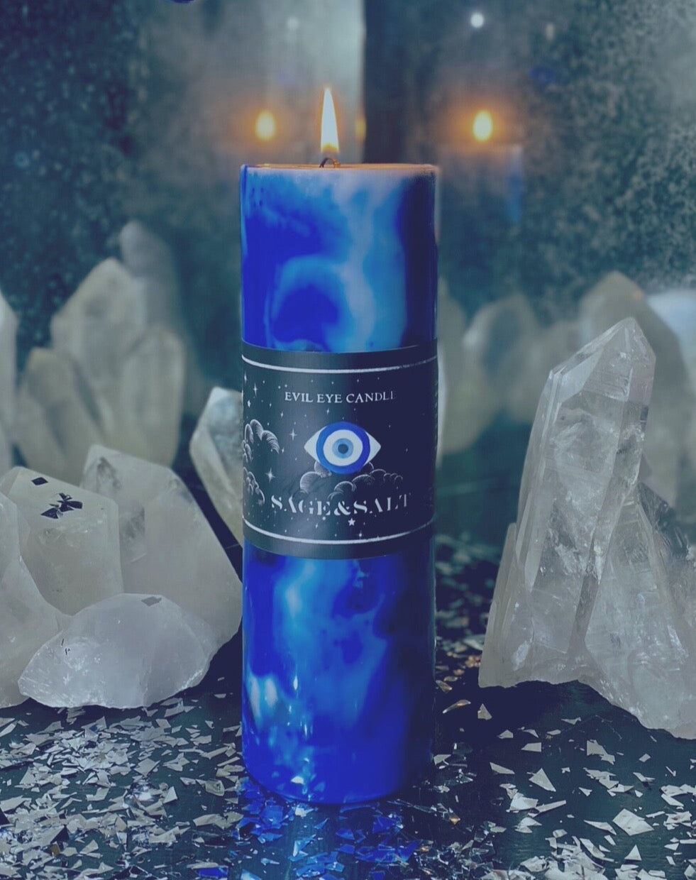 Evil Eye Candle