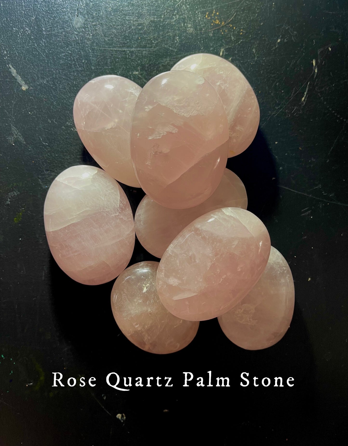 Rose Quartz Palm Stone